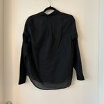 Everlane Oversized Cotton Button Down Shirt in Black Size 2 Photo 6