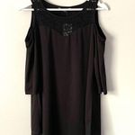 Zeagoo  cold shoulder black lace medium NWT Photo 0