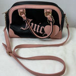 Juicy Couture  Black & Pink HandBag Crossbody Everyday Women’s Chic Casual Purse Photo 0