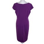 Tahari Purple Sheath Dress Size 12 Purple Wedding Guest Dress Photo 1