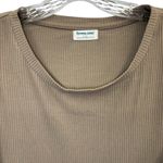Tommy John Women's Ribbed Lounge Top Long Sleeve Relaxed Fit Pullover 2XL Tan Size XXL Photo 3