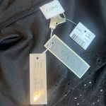 cupio  Short Sleeve Sweater Black See Through Open & Loose Knit SMALL NWT #104 Photo 8