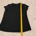 Reebok  Women’s Black Fitted Cap Sleeve T-Shirt Size XL Photo 3