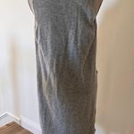 Neiman Marcus Cashmere Collection Long 100% Cashere Vest Slide Slits Gray Size M Photo 2