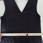 Everlane  Dress Medium The Satin V Neck Maxi Minimalist Quiet Luxury Old Money Photo 8