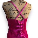 Wild Fable Barbie Pink / Magenta Mini Slip Dress, Sleeveless Corset Satin Dress Size L NWT! Photo 5