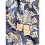 Lilly Pulitzer Womens Top Blue Martinique Elephant V Neck Blouse Casual Medium Photo 11