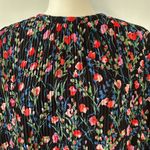 ZARA The Annie Dress Floral Pleated Mini Flowy Dress XL Cottage Core Soft Girl Photo 4