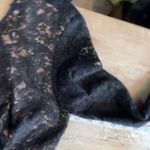 NWT The Jetset Diaries Zodiac Long Sleeve Lace Mini Dress Black Size Small Tan Photo 15