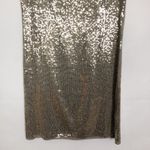 Alice + Olivia Gold Sequin Mini Dress Cap Sleeve Photo 4