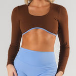 ACTA Brand new  Evo Long Sleeve Contour Bra Coconut Small Photo 0