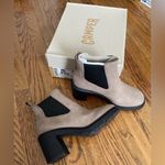 NEW Camper Whitnee Gray Brown Suede Chelsea Boots Stacked Platform US 10 EU 40 Tan Photo 4