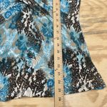 Dress Barn  Y2K Babydoll Top Turquoise Small Fairy Grunge 90's Stretch USA Made Photo 10