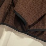 Wooly Bully Wear Size L Brown Waffle Fleece Quarter Zip Mock Neck Pullover Top Size L Photo 1