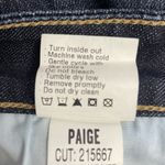 Paige Denim Bermuda Shorts in Warner Long Jean Shorts Dark Wash Size 24 | 00 Photo 8