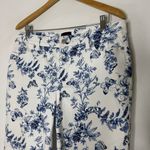 Talbots  Slim Ankle Jeans – Butterfly Floral Print Size 12 Petite Photo 8