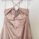 House Of CB  'Georgia' Crystal Satin and Lace Midi Dress cutout Size M NWOT‎ Photo 13