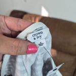 Crown & Ivy  Gingham Peplum Top Photo 7