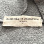 Urban Outfitters long sleeve soft grey fleece hoodie women’s sz s Photo 2