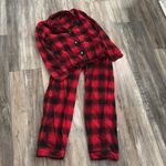 Madewell  Buffalo check red and black long sleeve flannel PJ set XS Photo 6