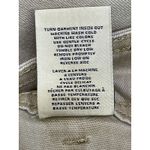 OAT New York Khaki Wide Leg Pants 8/29 High Rise Raw Hem Utility Pockets Photo 7