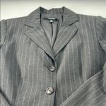 Gray Pinstripe Blazer Size 12P Photo 3