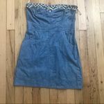 Free People  Denim Stud Dress Photo 3