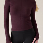 Athleta Flurry Seamless TurtleNeck Top. SizeXXS Photo 0
