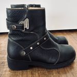 Milwaukee Motorcycle Women's Delusion MVB237 black leather boots size 9.5 Photo 0