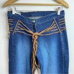 Vintage Y2K 90s Fringe Flare stretch Hippie Boho Western Jeans new nwt 11 12 new Size undefined Photo 44