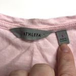 Athleta Zephyr Tee Linen Open Sleeve Light Pink Photo 3