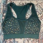 Zyia  Pine Leopard Bomber Sports Bra Size XS Athlete Gym Work Out Padded Photo 6