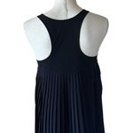 Athleta NWOT Swing Forward Pleated Tank Top Black Small Photo 5