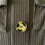 Derek Heart Black V-neck Short Sleeves Knitwear Oversized Buttons SZ S #1269 Photo 7