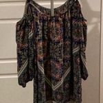 Bailey blue Floral Off-Shoulder beach coverup paisley boho Photo 0