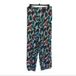 ONIA  Tropical Pants Medium Beach Print Resort Vacation Summer Lounge Photo 2