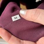 Plum pencil skirt business casual lightweight summery style purple women size XS Photo 4