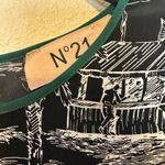 No. 21 aloha Tropical Beach Print Mini Dress Size Medium Black Photo 4