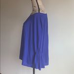 Evereve Sanctuary Havana Blue Charlotte Cold Shoulder Bell Sleeve Top Size Small NWT Photo 6
