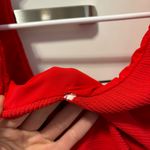 Montce Swim Red One Piece Ribbed Swimsuit Size L Photo 5