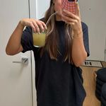 SKIMS Black Boyfriend Tee L Photo 0