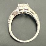 925 Sterling Silver Heart Cut CZ Stones Women’s Ring Size 7 MISSING STONES Photo 4