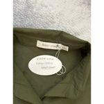 Bishop and Young Safari Olive Green Puff Sleeve Button Up Midi Dress - Small NWT Photo 6