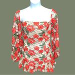 Akira  Floral Off-Shoulder lace covered Mini Dress Photo 7