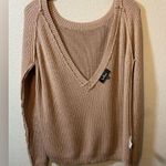 Lulus Oversized Sweater with Back V Cutout Size Small Photo 4