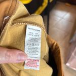 Pretty Little Thing Camel Faux Leather Split Hem Skinny Pants Size 8 Photo 8