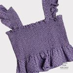 Hill House Paz Crop Top, Floral Jacquard, Medium Photo 12