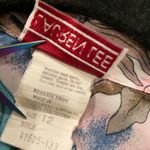 VTG 80s Lauren Lee Under the Sea Ocean Pastel Short Sleeve Button Down Size 12 Purple Photo 10