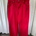 Loft NWT Women's Pink Casual High Rise Regular Fit Wide Leg Denim Jeans 31 Photo 3