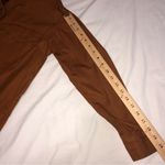 Gap  Shirt Dress Size S Brown Khaki Midi Summer Spice Fall Belted Pockets Rust Photo 6